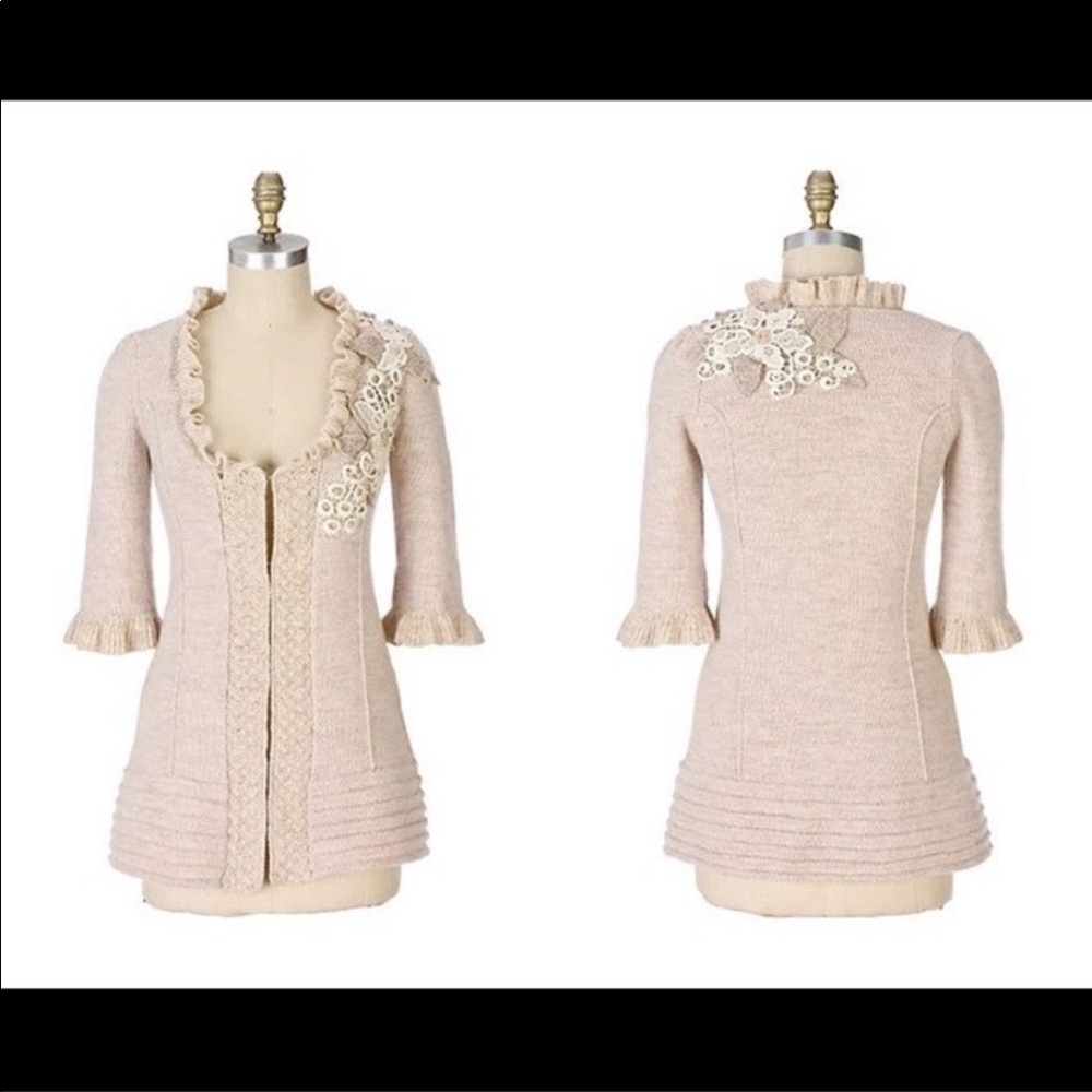 Anthropologie HWR Havilland Sweater Coat